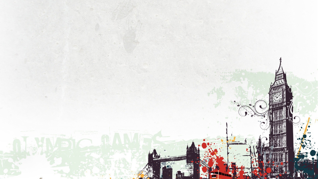 Арт Лондон, серый фон