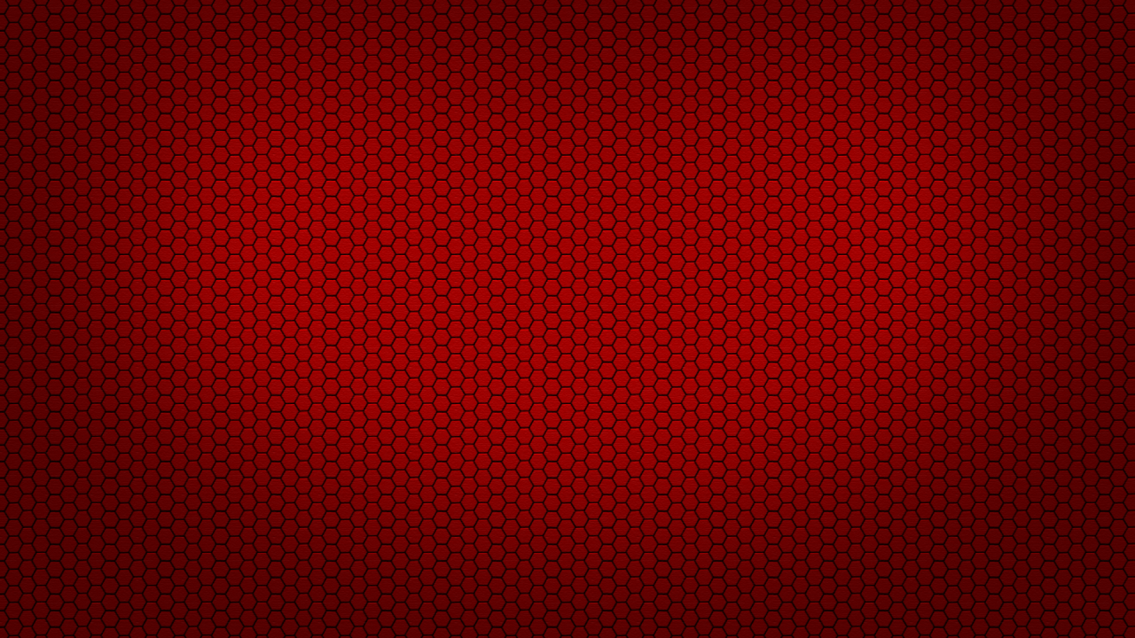 Черные соты, красный фон