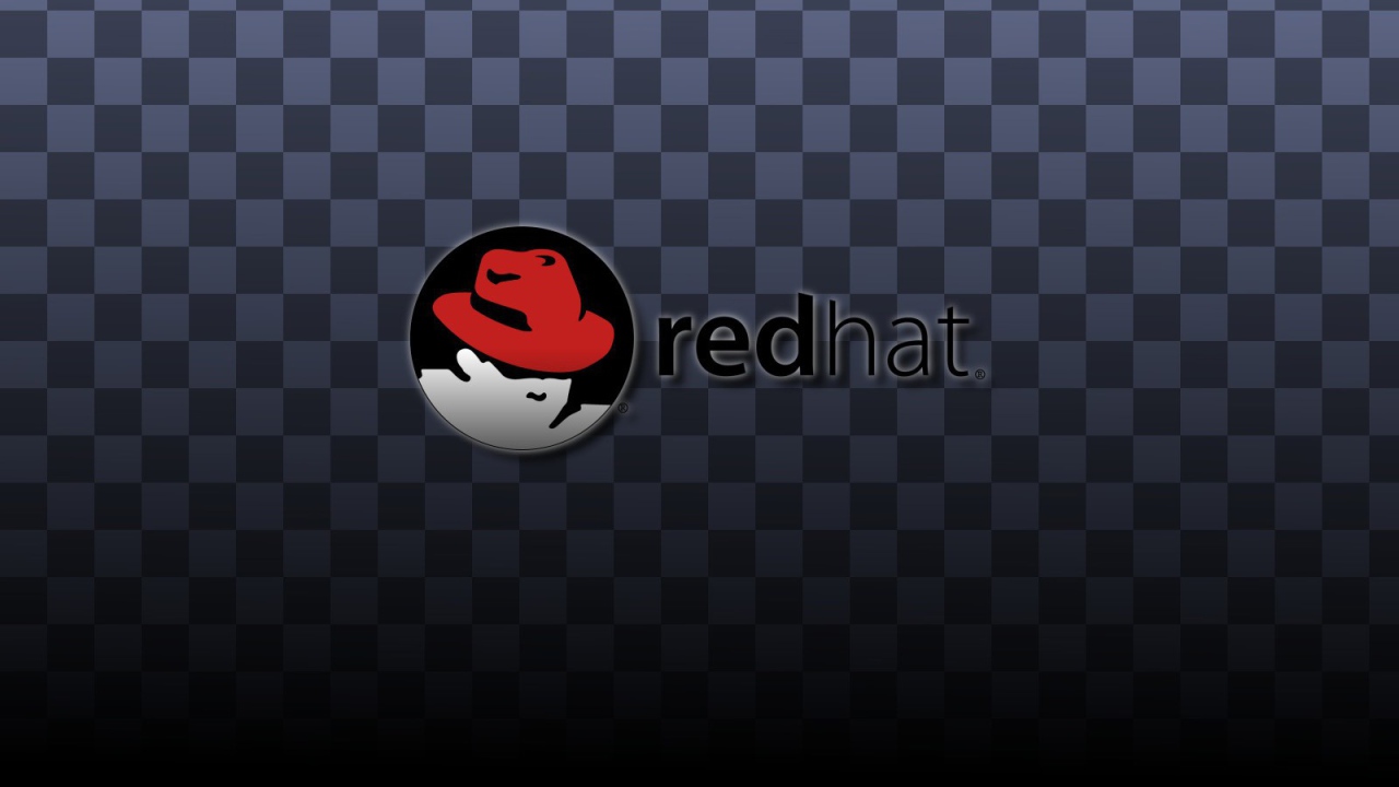Клетчатый фон ОС Red Hat