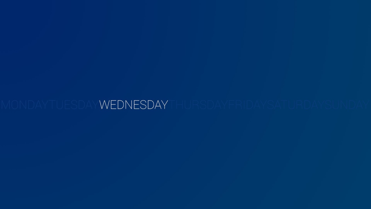 День недели среда