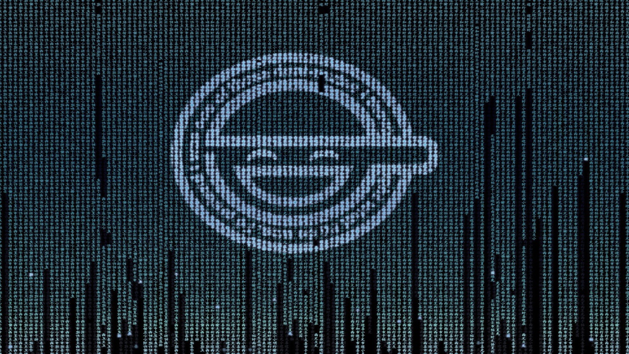 Цифровой фон, аниме Призрак в доспехах