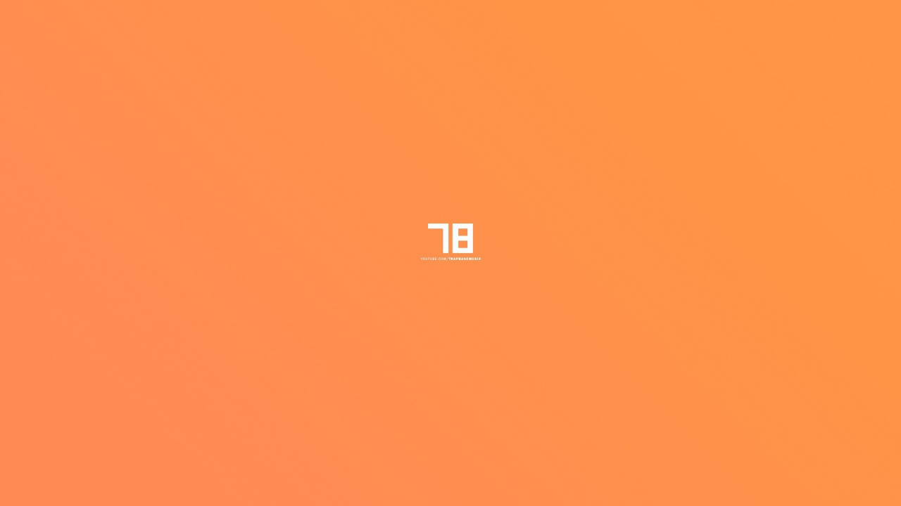 Цифры, оранжевый фон