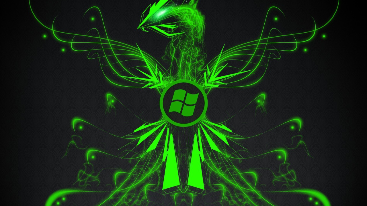 Зеленый орел Майкрософт