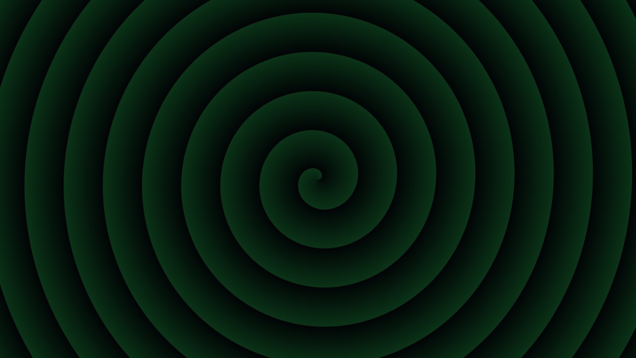 Зеленая спираль, фон