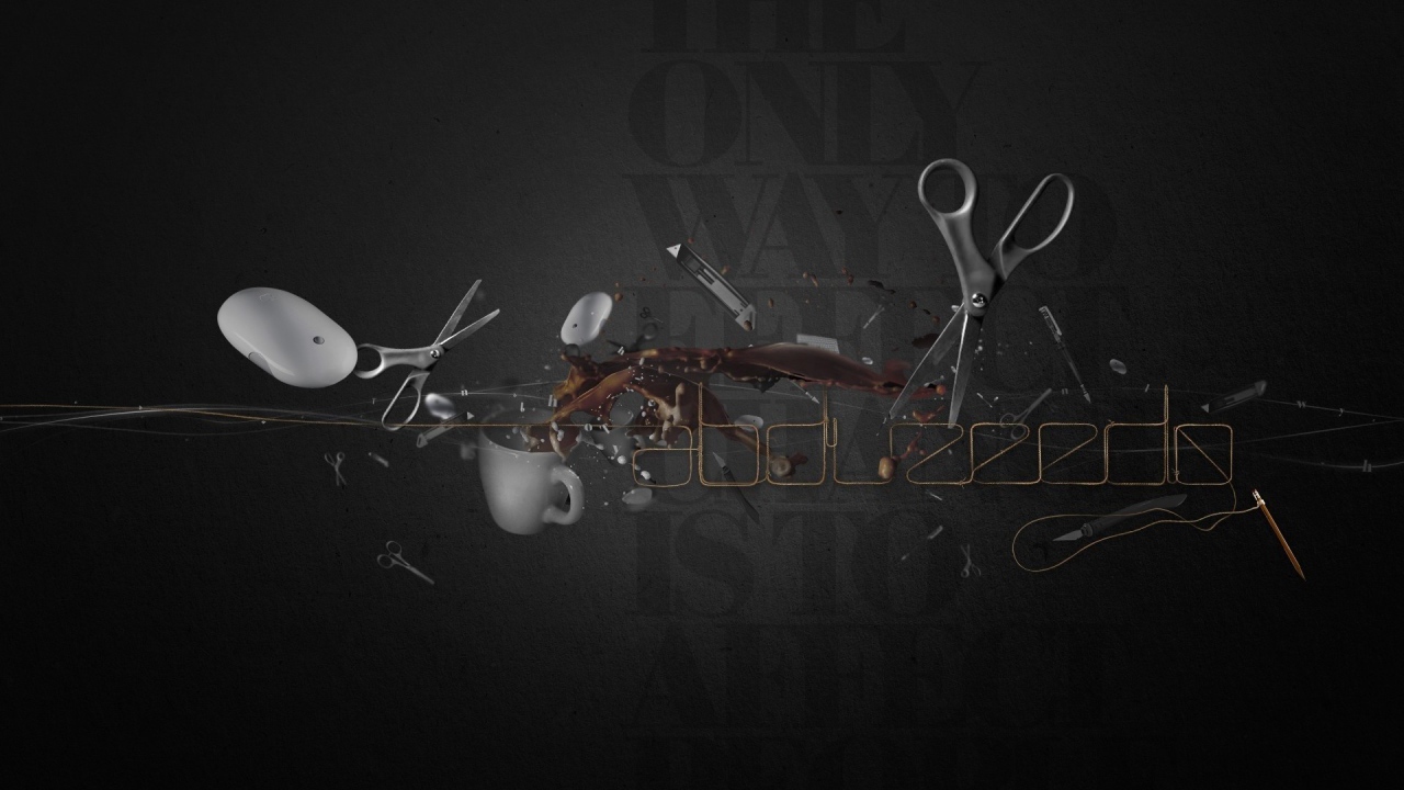 Бытовые инструменты, серый фон