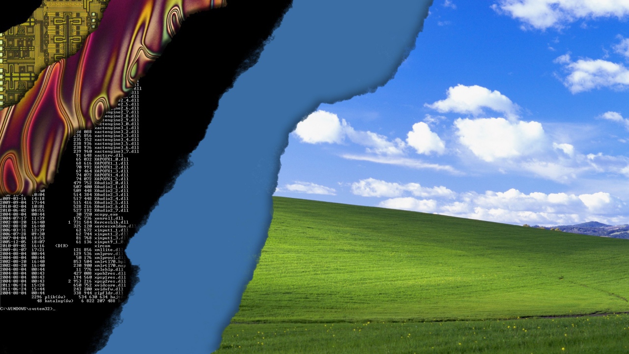Слои рабочего стола Windows XP
