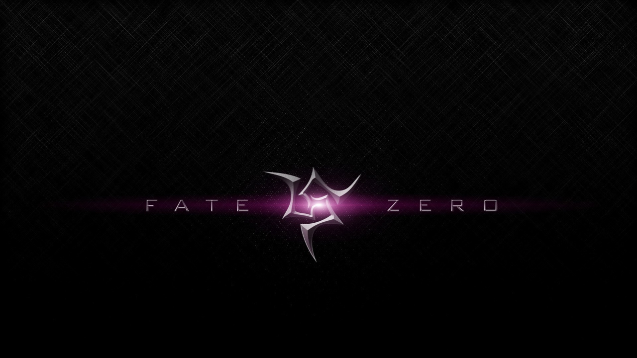 Розовые буквы, аниме Fate-Zero