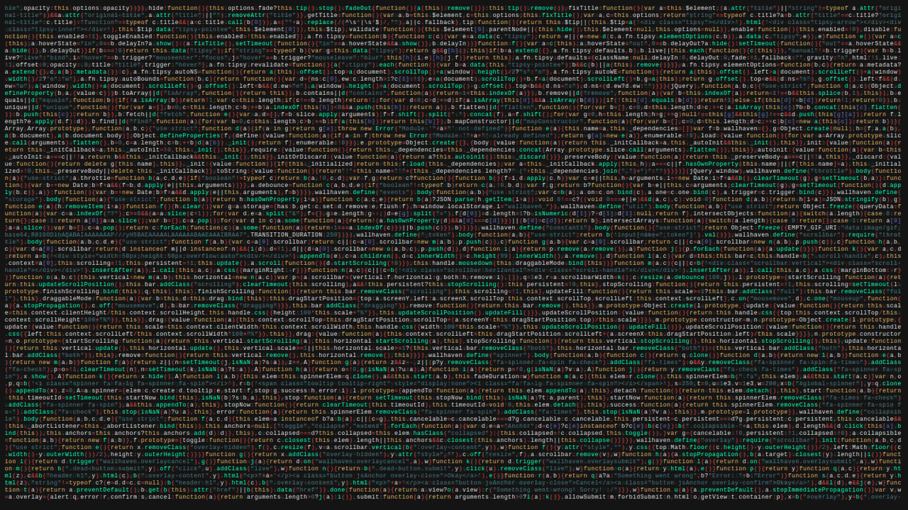 Код программы, фон