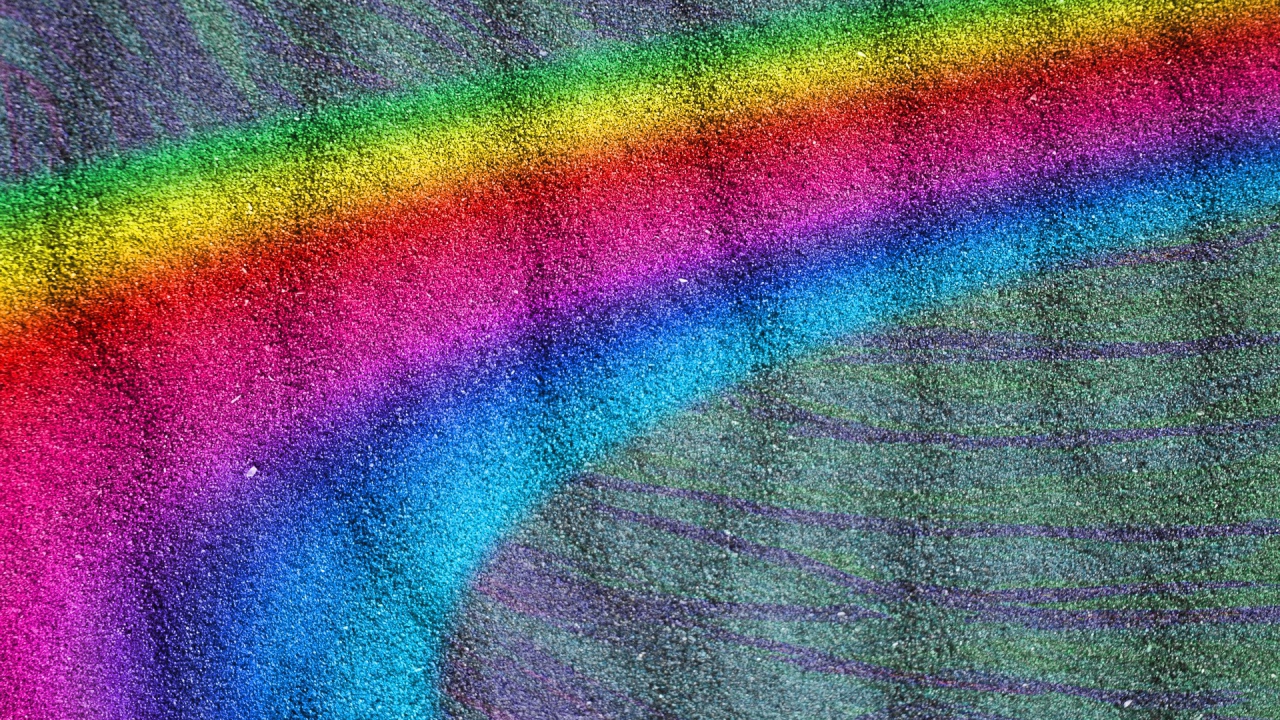 Радуга на песке