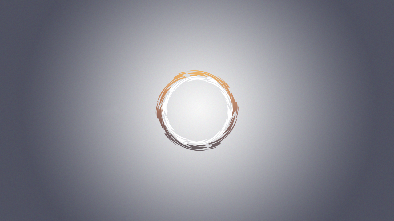 Кольцо на сером фоне