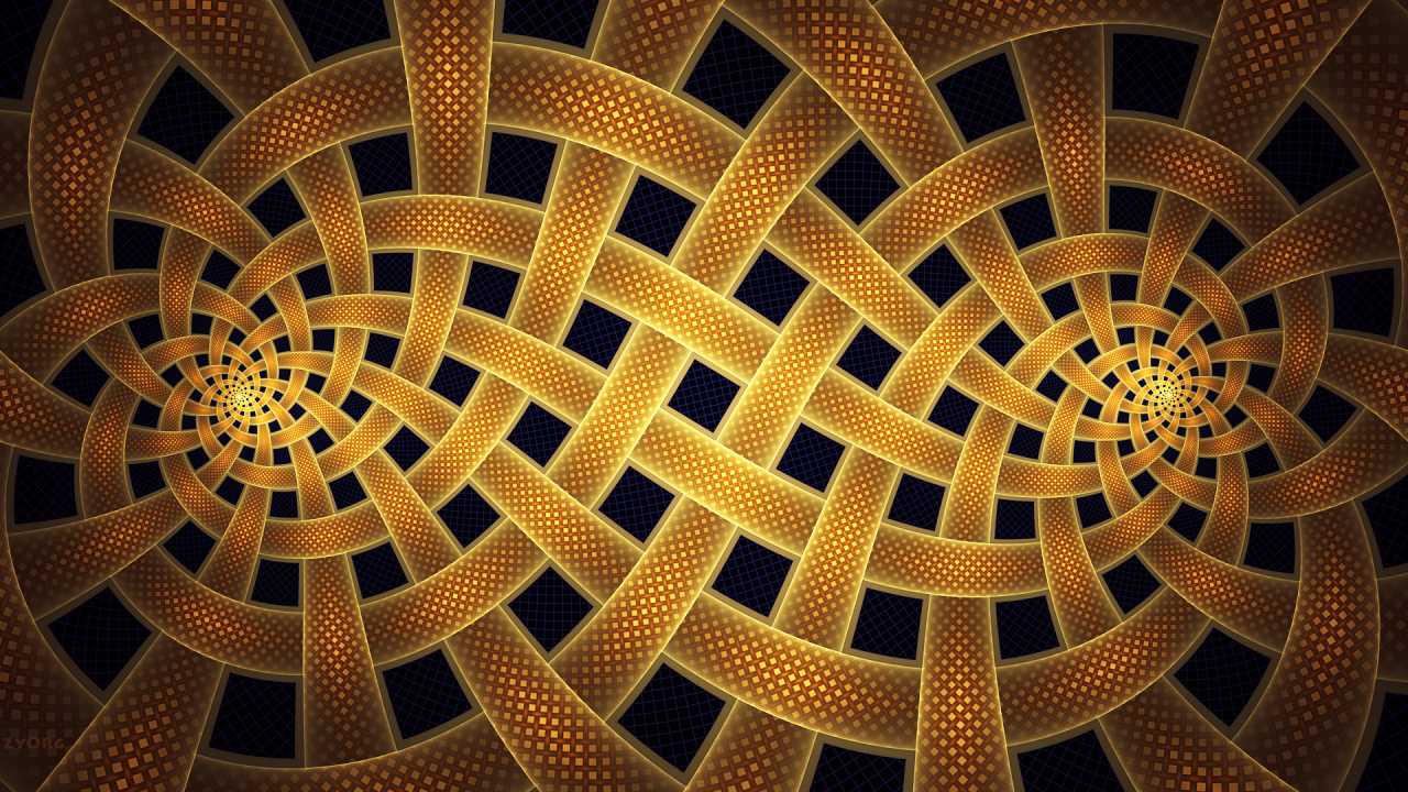 Спирали и фракталы, фон