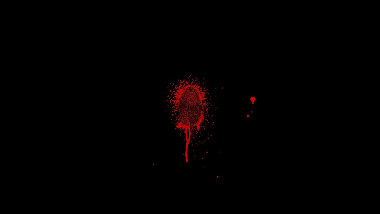 Отпечаток в капле крови