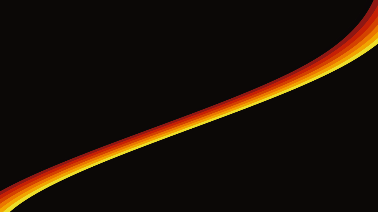 Желто оранжевая лента наискосок черного фона