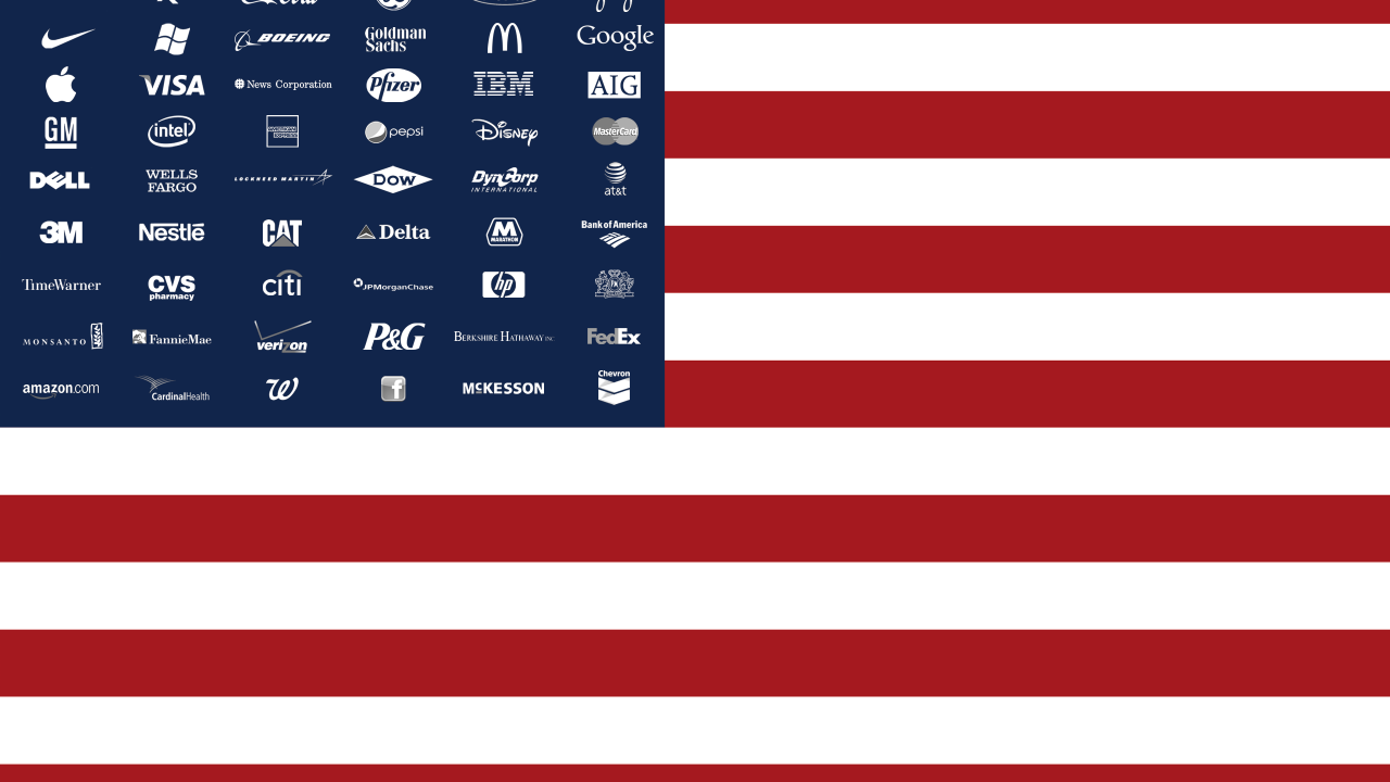 Бренды на флаге США