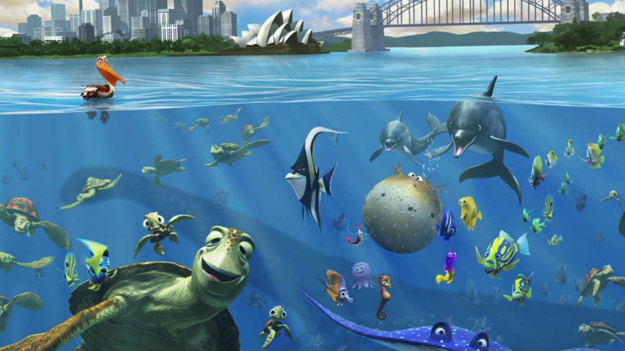 Подводный мир в мультфильме В поисках Немо