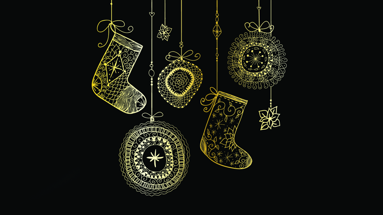 Рождественские носки для подарков