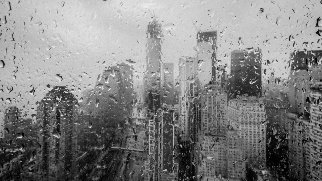 Нью Йорк через мокрое стекло