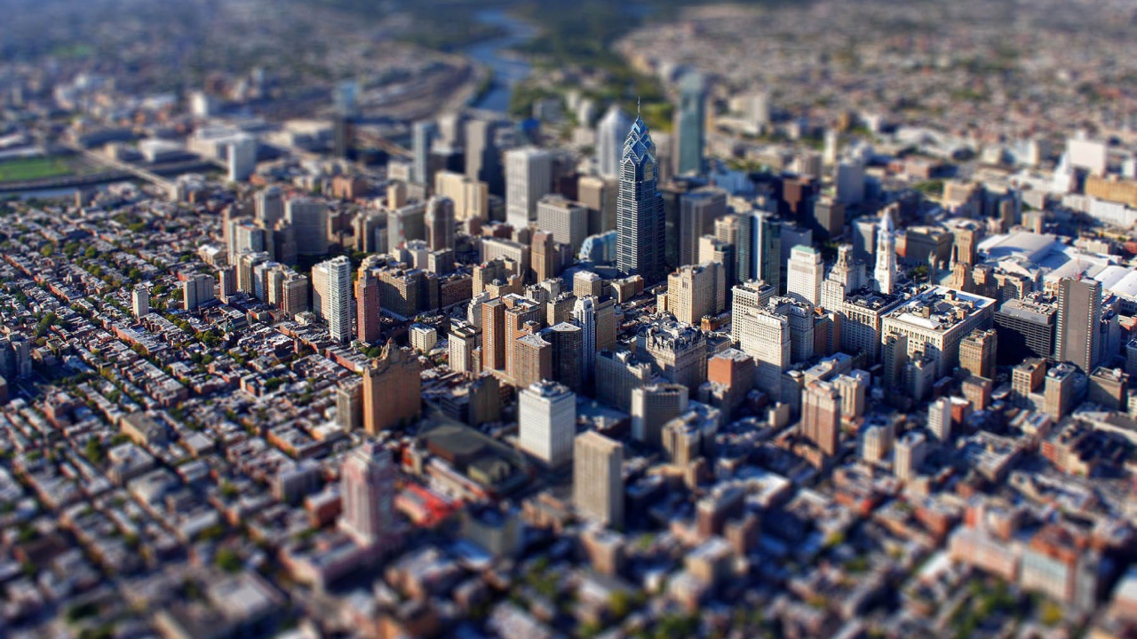 Панорама города Филадельфия