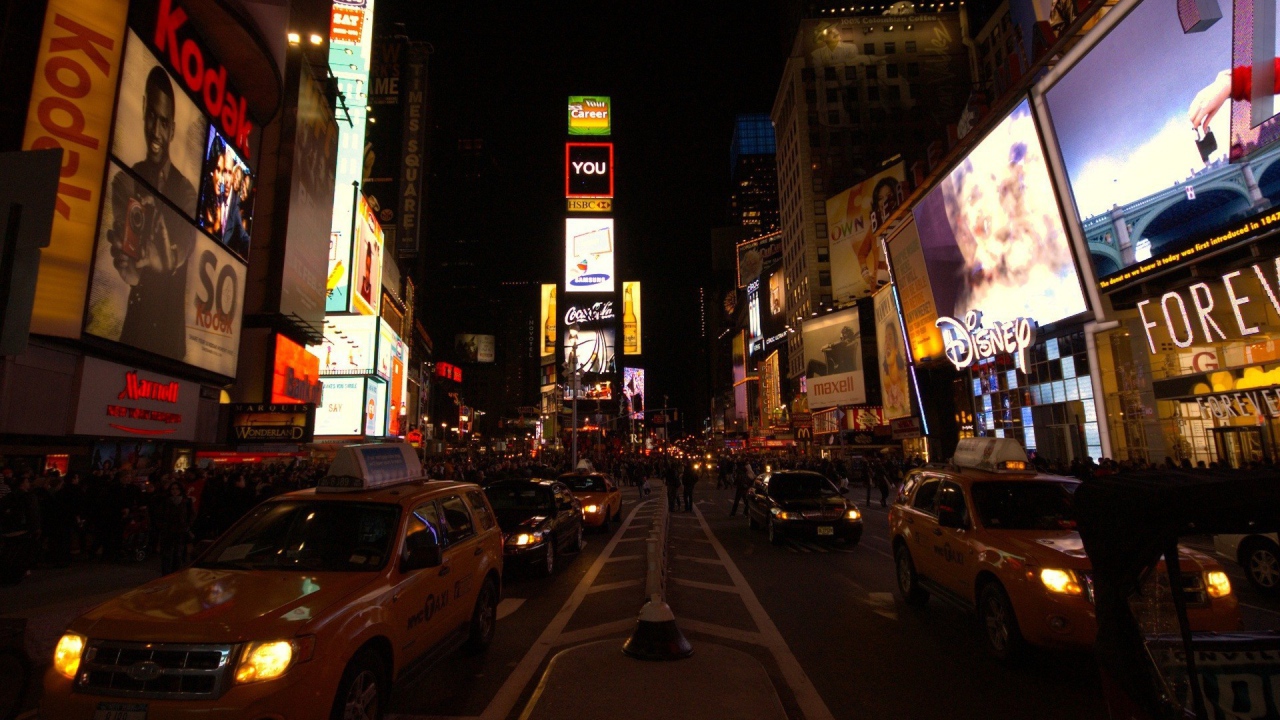 Площадь Таймс-сквер в Нью-Йорке