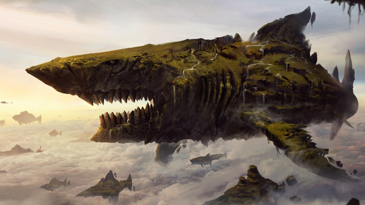 Стая летающих акул