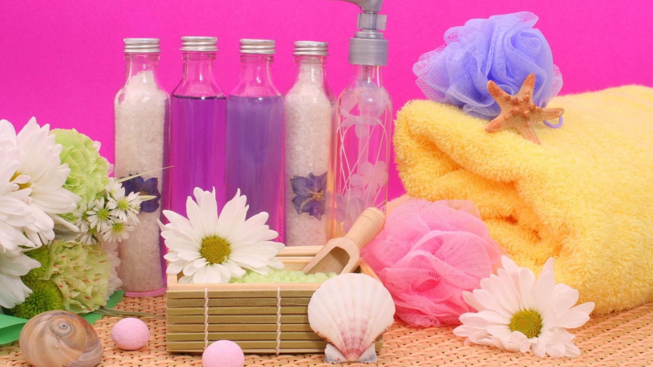 Принадлежности для расслабляющей ванной