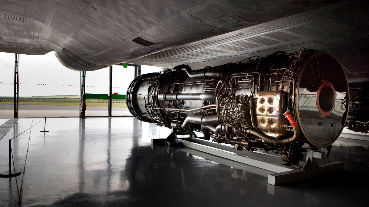 Авиационный двигатель самолета SR-71 Blackbird
