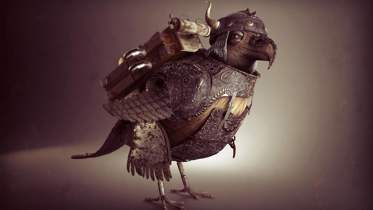 Птица в боевой броне