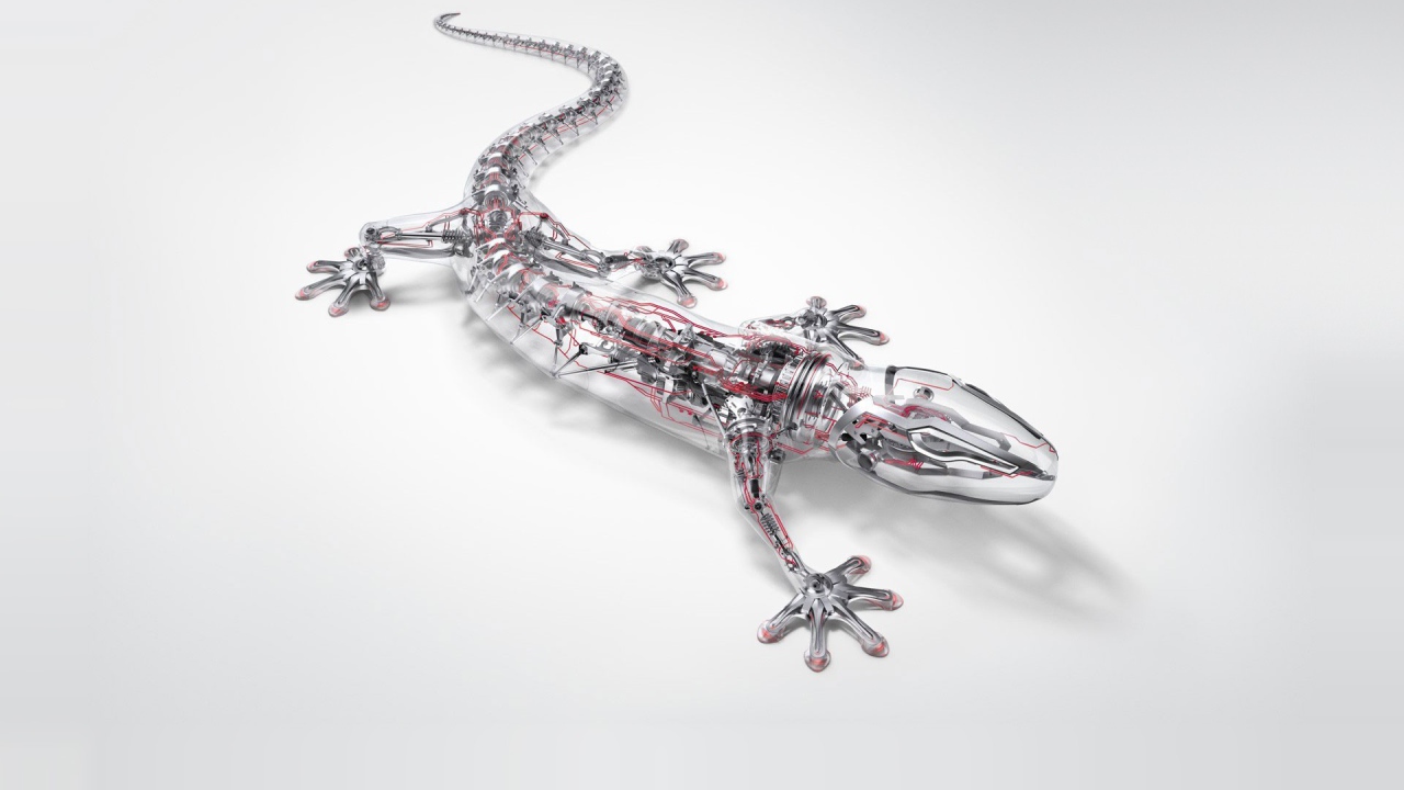 Ящерица плод высоких технологий