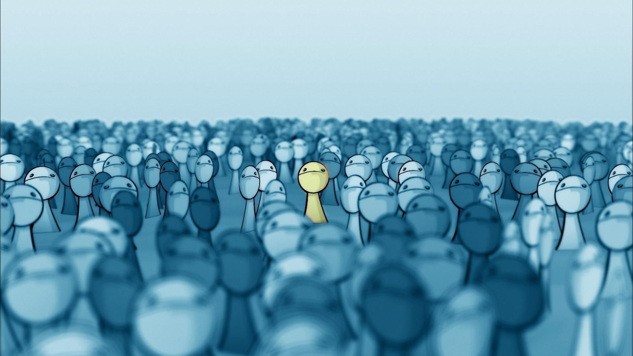 Один среди толпы