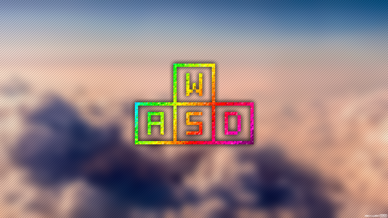 Символы знакомые геймерам WASD