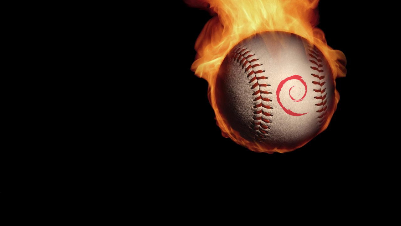 Tennis ball of fire