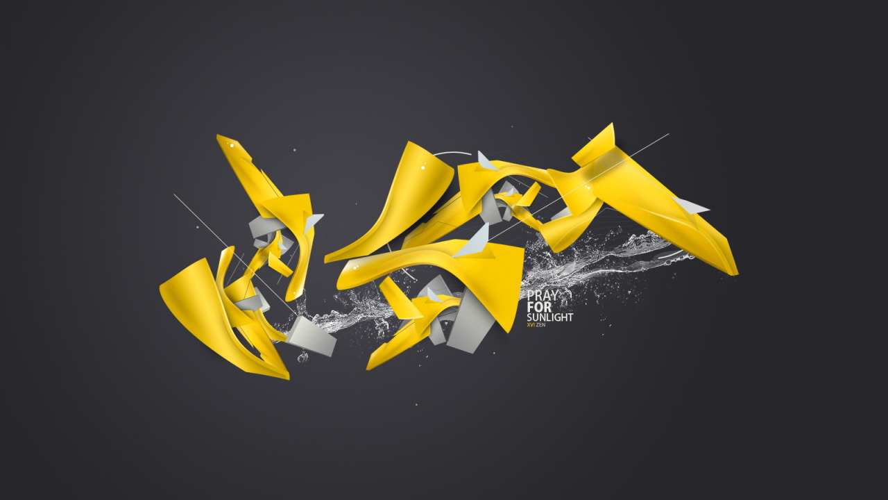 Желтые осколки