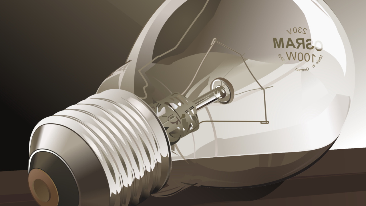 Старая лампочка