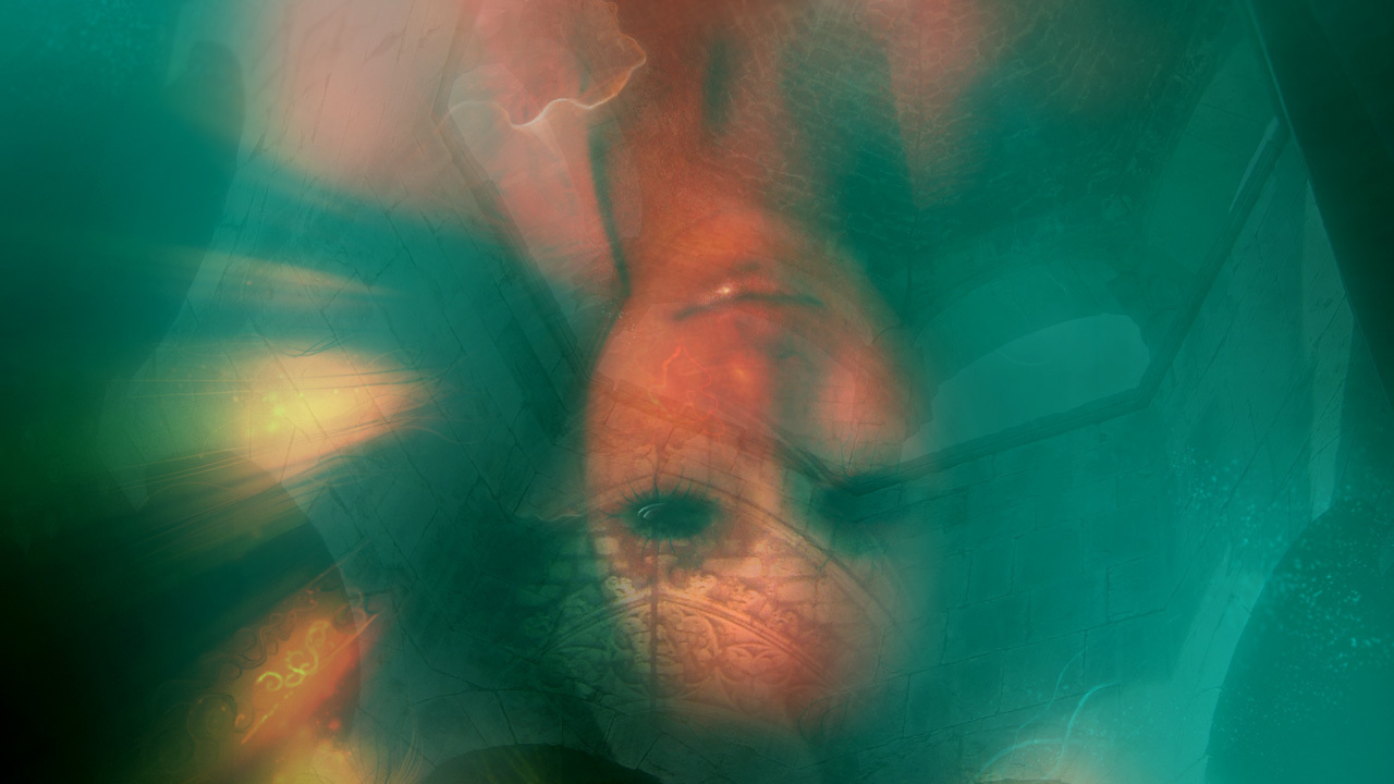 Отражение девушки