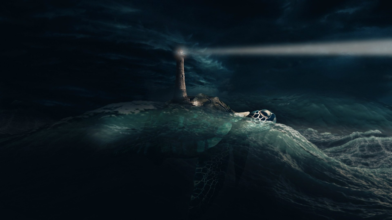 Луч маяка в ночи