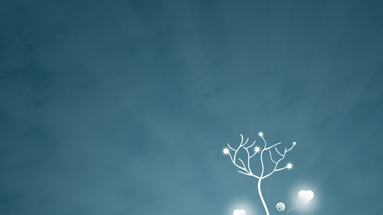 Дерево с сердечками