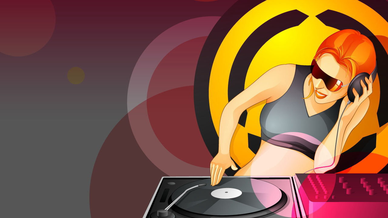 Девушка диджей 1