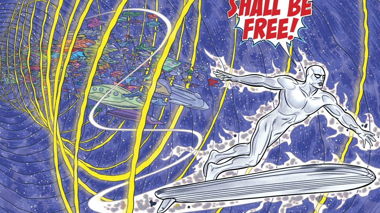 Обложка комикса Серебряный Сёрфер