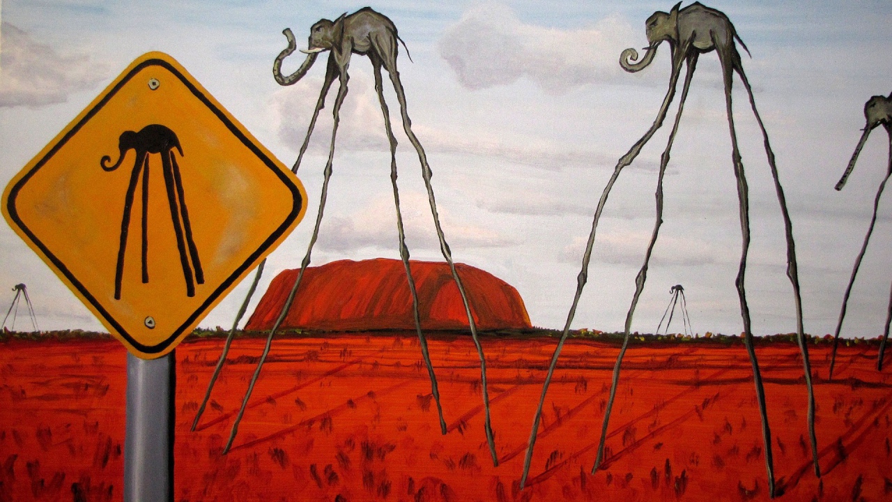 Слоны на длинных ногах