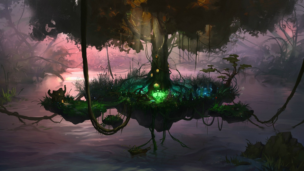 Сказочное летающее дерево