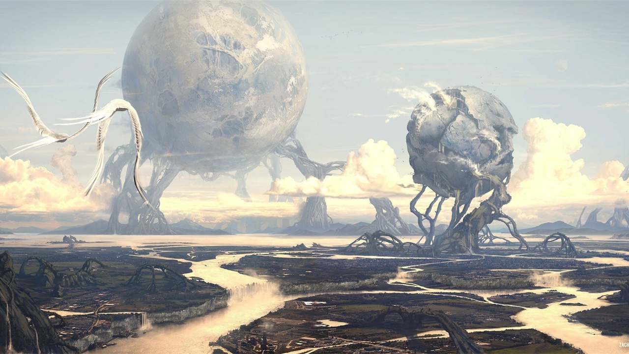 Фантастические деревья в чужом мире