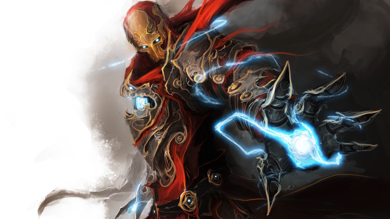 Железный человек в Мстителях,  фэнтези арт