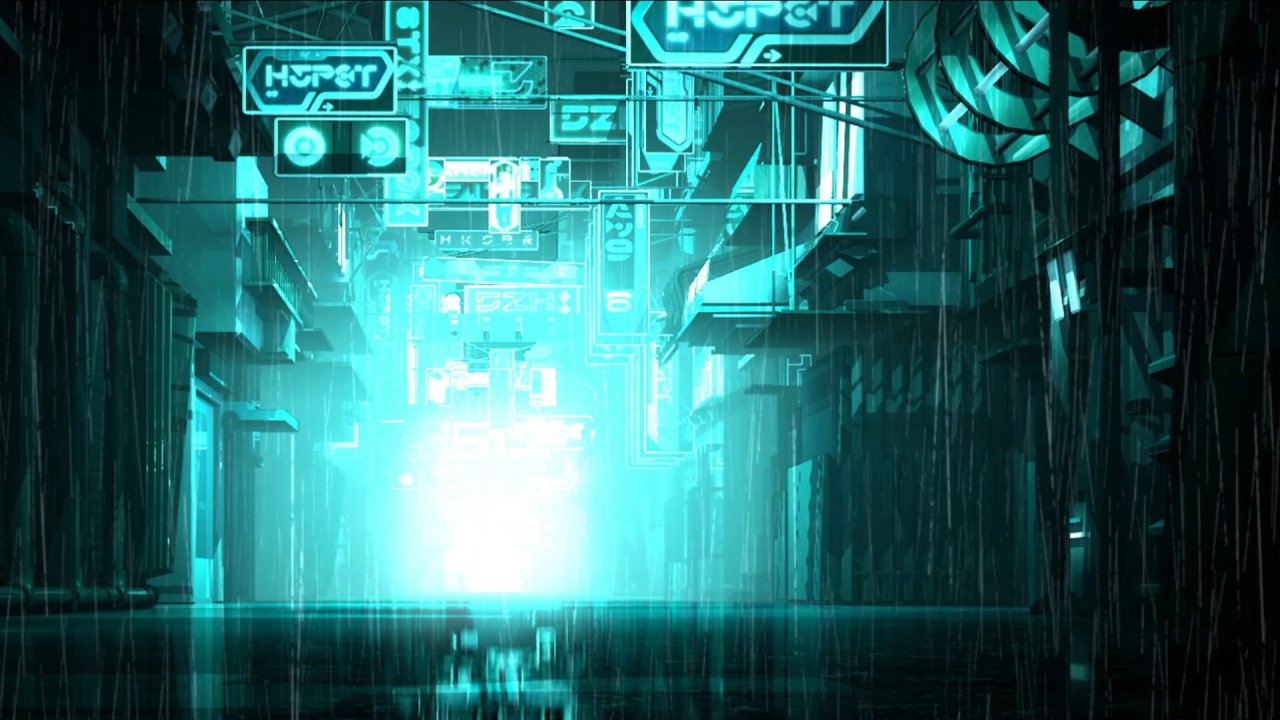 Неоновый город, Трон