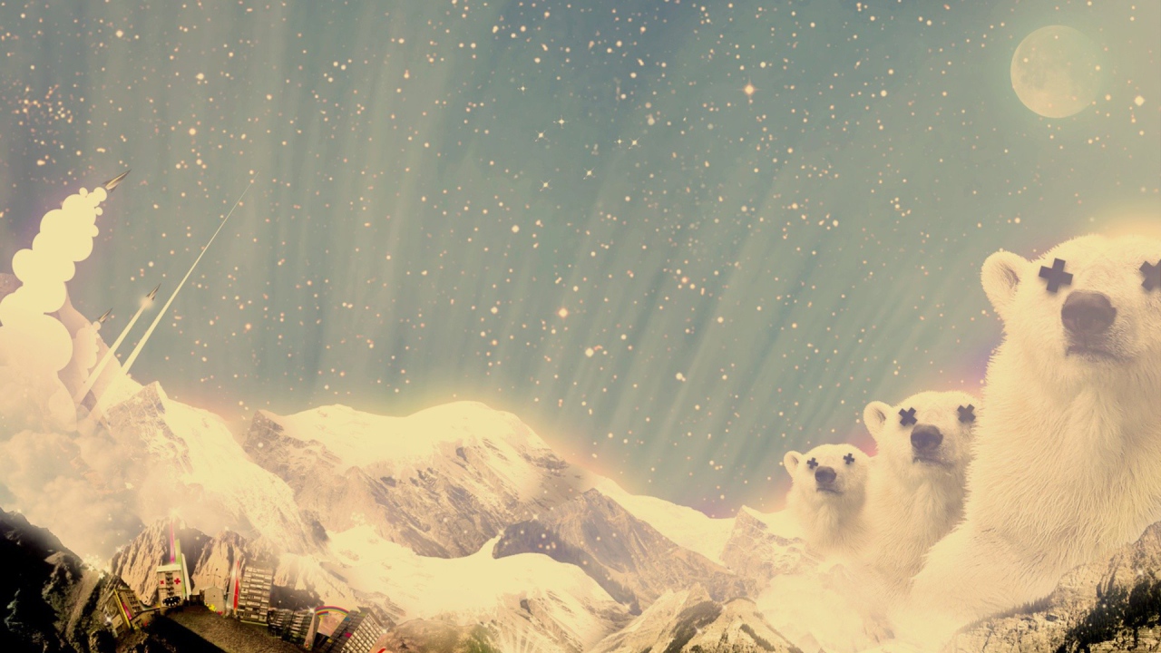 Полярные медведи горы