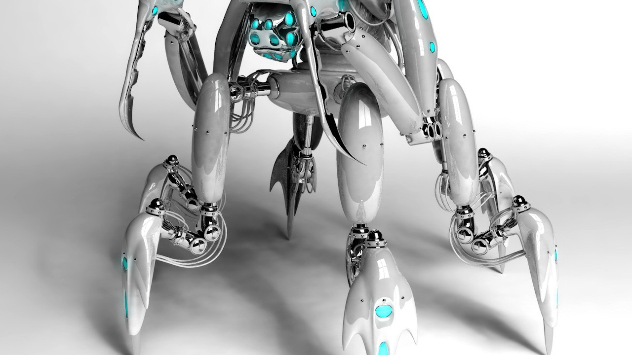 Робот убийца с ножами