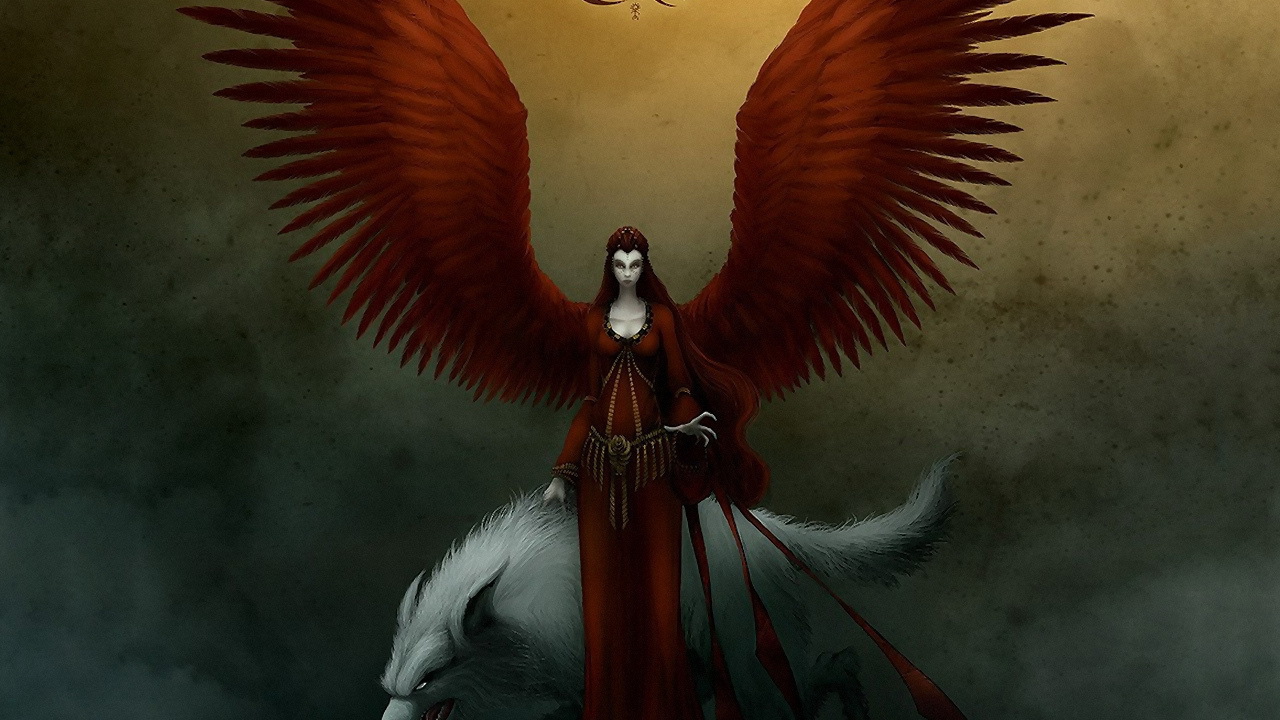 Ангел и белый волк