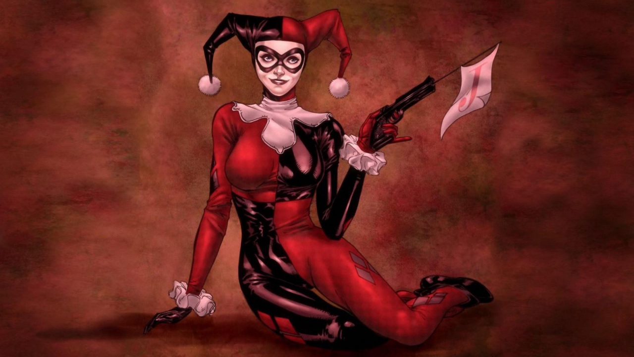 Злодейка из комиксов Харли Квинн