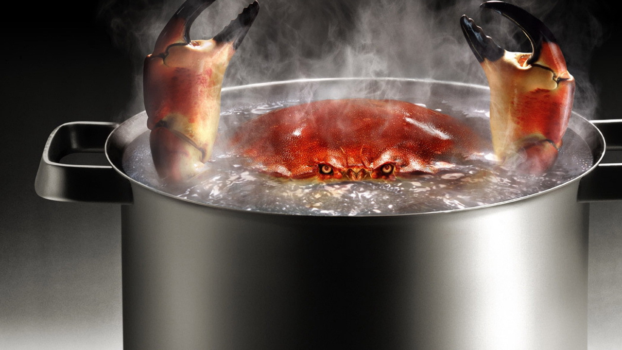 Краб в кипятке