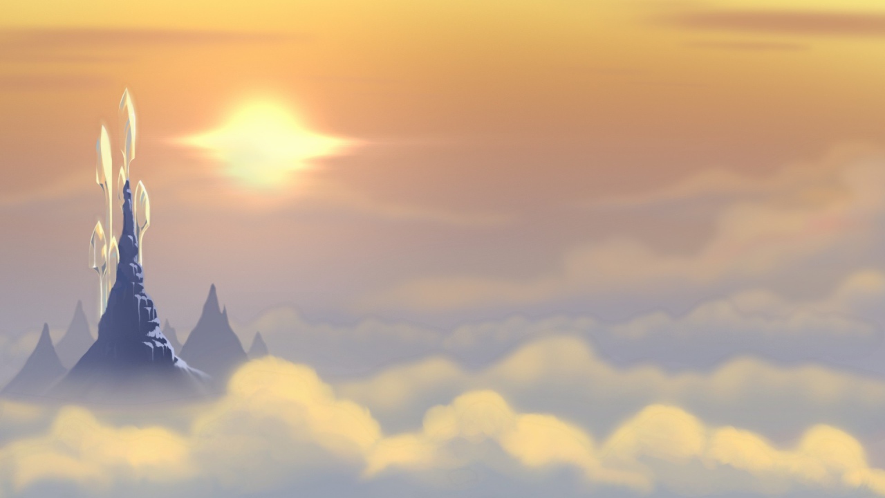 Над облаками, фон игры Bejeweled 3