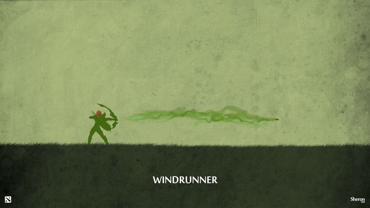 Лучник Windrunner из игры Дота